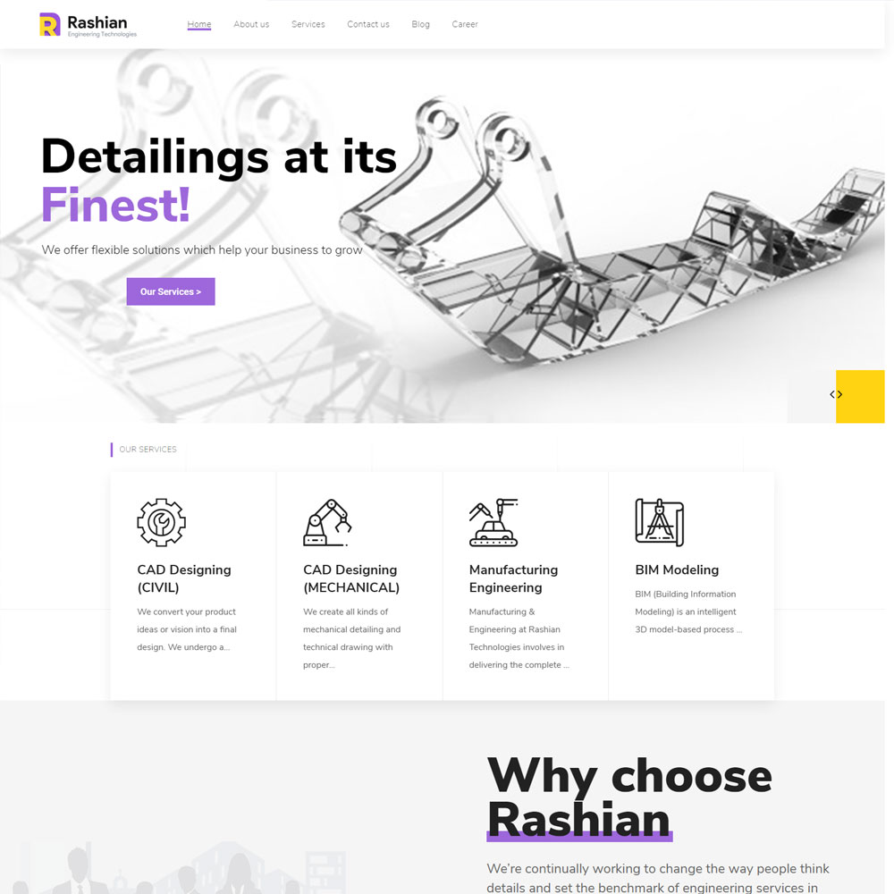 Website Design for Rashian